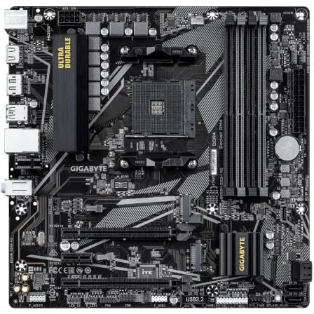 Placa Base Gigabyte B550M DS3H R2 Socket AM4/ DDR4/ PCIe 4.0/ Micro ATX - foto 2