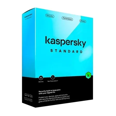 Software Kaspersky Standard 10 PC 1año Caja Kl1041s5kfs-msbes