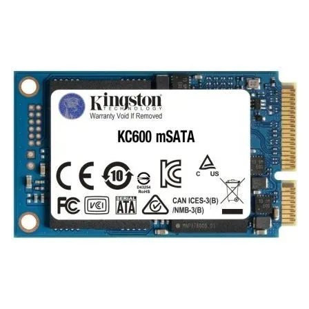 KINGSTON KIN-Disco Sólido SSD MSATA KC600 256G