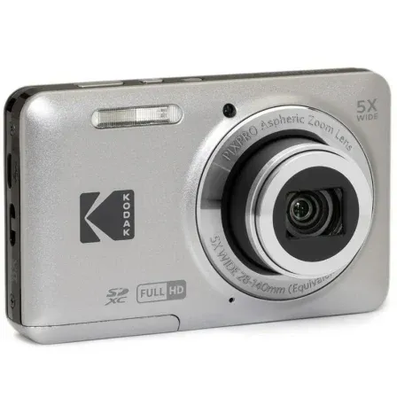 Cámara Digital Kodak Pixpro FZ55/ 16MP/ Zoom Óptico 5x/ Plata - foto 2