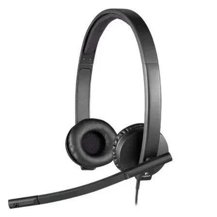 Auricular Logitech H570e CON Microfono USB Negro 981-000575