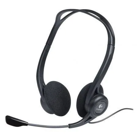 Auricular Logitech Headset PC 960 USB Negro 981-000100