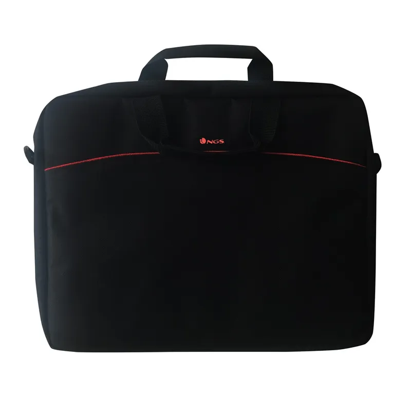 Bolsa Portatil 15.6 NGS Enterprise Nylon Negro Y Rojo - foto 2