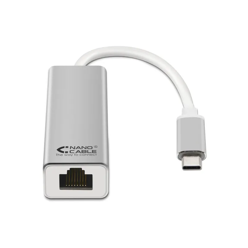 Convertidor Usb-c A Ethernet Gigabit 101001000 MB 15CM Nanocable 10.03.0402 - foto 2