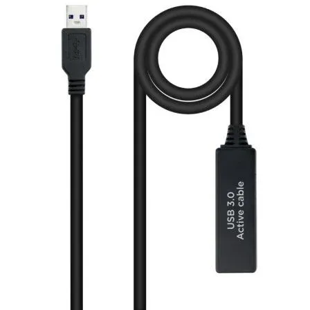 Cable USB 3.0 Prolongador Amplificador Tipo Am-ah 10 M Nanocable 10.01.0312