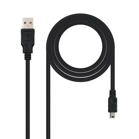 Cable USB 2.0 Tipo Am-mini USB 5PINM 1.0 M Nanocable 10.01.0401