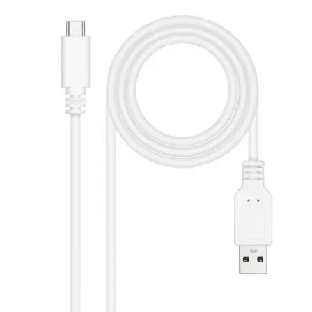 Cable USB 2.0 3A Tipo Usb-cm-am Blanco 2M Nanocable 10.01.2102-w