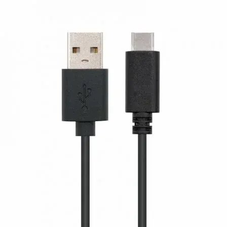 Cable USB 2.0 3A Tipo Usb-cm-am Negro 2.0m Nanocable 10.01.2102