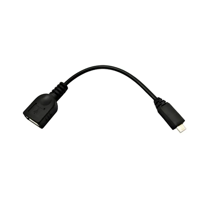 Cable USB 2.0 OTG Tipo Micro Bm-ah Negro 15 CM Nanocable 10.01.3500