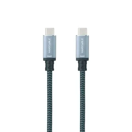 Cable USB 3.1 Gen2 5A Usb-c/m-usb-c/m Neg/gr 1 M Nanocable 10.01.4101-comb