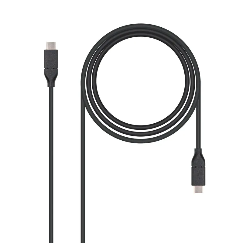 Cable USB 3.1 Gen2 10GBPS 3A Tipo Usb-cm-usb-cm Negro 1M Nanocable 10.01.4101 - foto 2