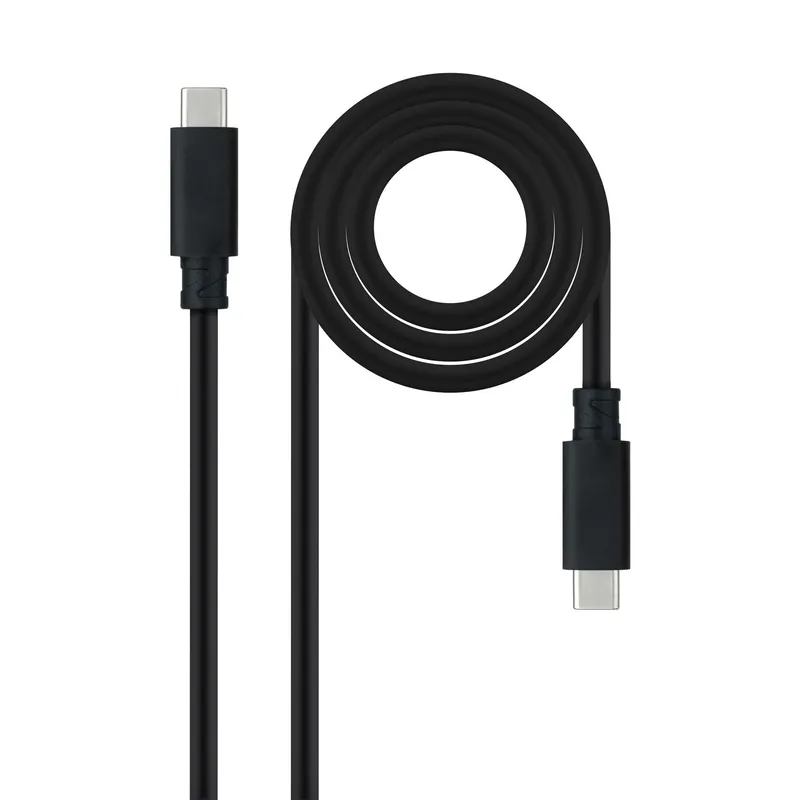 Cable USB 3.1 Gen2 5A Usb-c/m-usb-c/m Negro 2 M Nanocable 10.01.4102 - foto 2