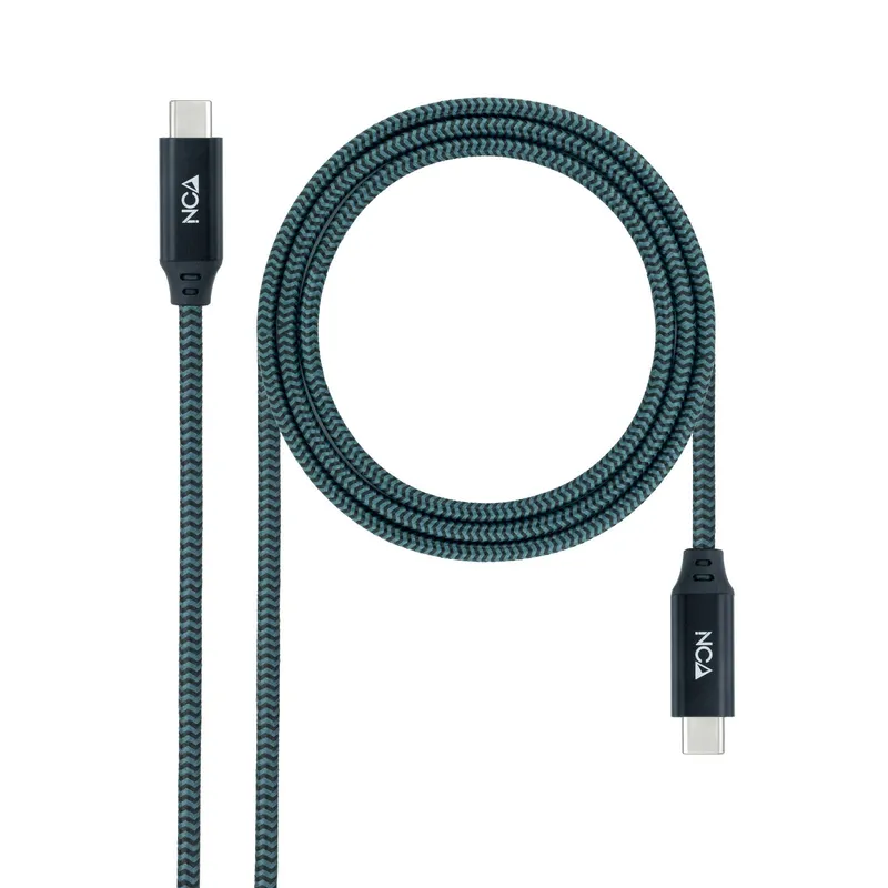 CABLE USB 3.2 GEN2x2 100W 4K-60Hz USB-C M/M 0.5 M NANOCABLE 10.01.4300-COMB - foto 2