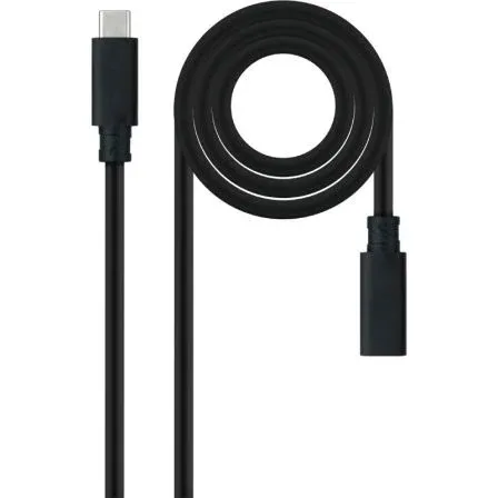 CABLE USB 3.2 GEN2x2 100W 4K/60Hz USB-C M/H 0.5 M NANOCABLE 10.01.4500