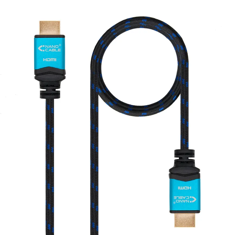 Cable HDMI V2.0 4K 60HZ 18GBPS Am-am Negro 3.0 M Nanocable 10.15.3703 - foto 2