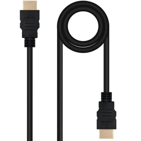 Cable HDMI V2.0 4k@60hz 18GBPS Am-am 1.0 M Nanocable 10.15.3801 Negro