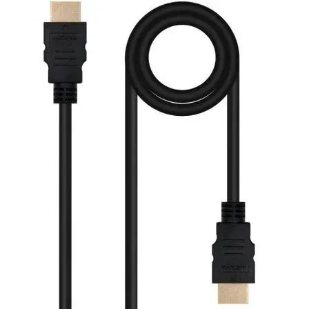 CABLE HDMI V2.0 4K-60HZ 18Gbps NEGRO 2 M NANOCABLE 10.15.3802