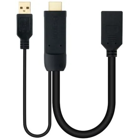 Conversor HDMI A Displayport Hdmi/m-dp/h 20CM NEG Nanocable 10.16.0205
