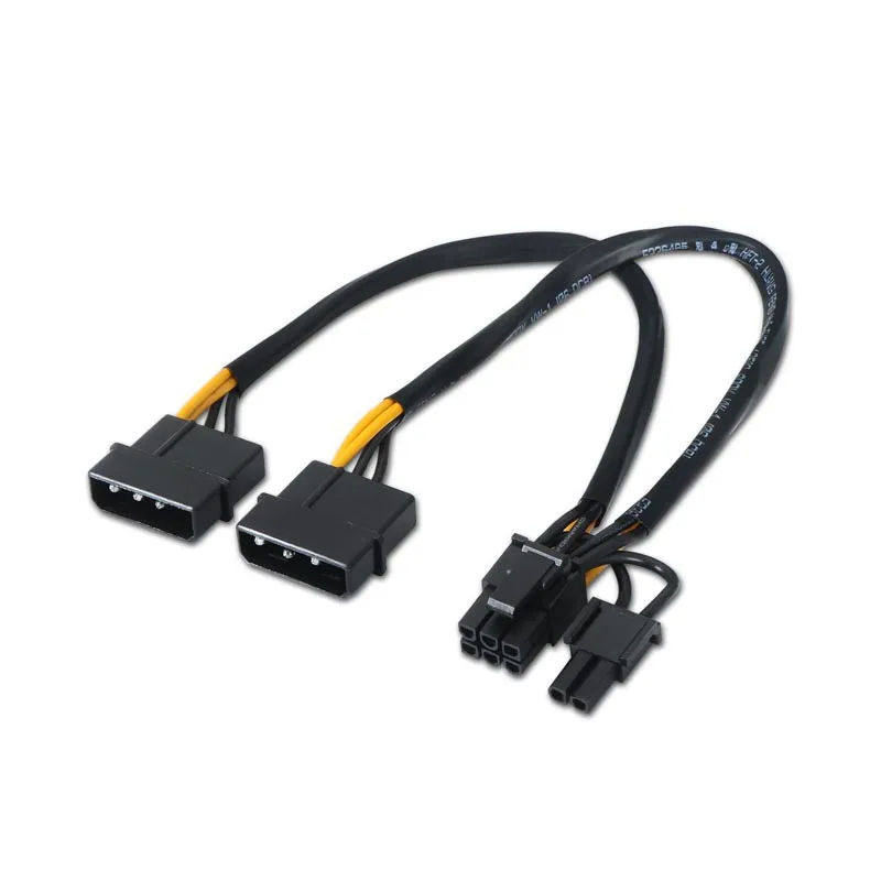 Cable Tarjeta Grafica 2x5.25 M-pci-e Molex 6+2pin M 20 CM Nanocable 10.19.1201 - foto 2