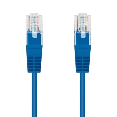 Cable RED Latiguillo RJ45 Cat.6 UTP Awg24 Azul 0.5 M Nanocable 10.20.0400-bl