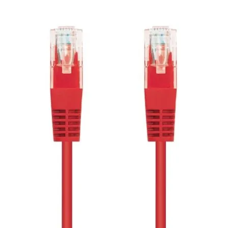 Nanocable Cable RED Latiguillo RJ45 Cat.6 UTP Awg24 Rojo 25 CM 10.20.0400-l25-r