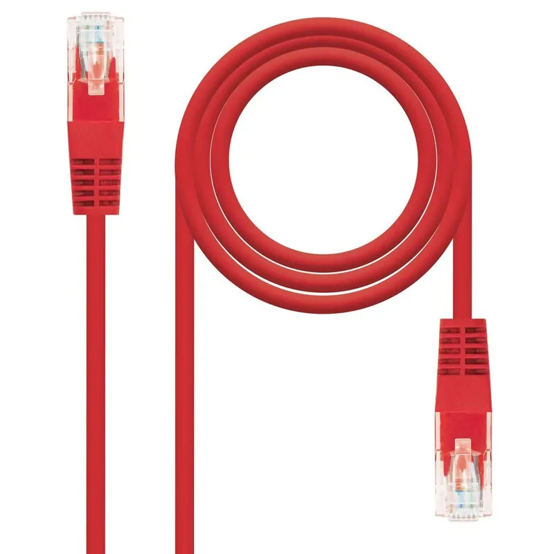 Nanocable Cable RED Latiguillo RJ45 Cat.6 UTP Awg24 Rojo 25 CM 10.20.0400-l25-r - foto 2