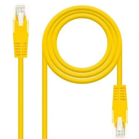 Nanocable Cable RED Latiguillo RJ45 Cat.6 UTP Awg24 Amarillo 30 CM 10.20.0400-l30-y