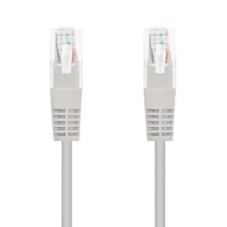 Cable RED Latiguillo RJ45 Cat.6 UTP Awg24 Gris 1.0 M Nanocable 10.20.0401