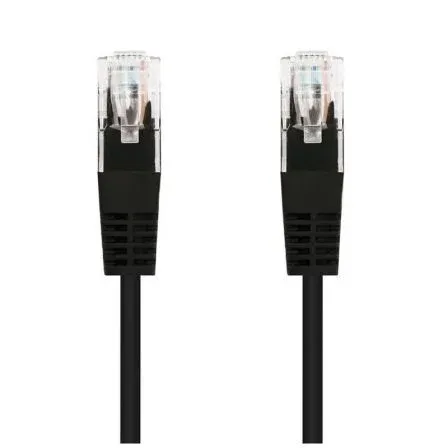 Cable RED Latiguillo RJ45 Cat.6 UTP Awg24 Negro 2.0 M Nanocable 10.20.0402-bk