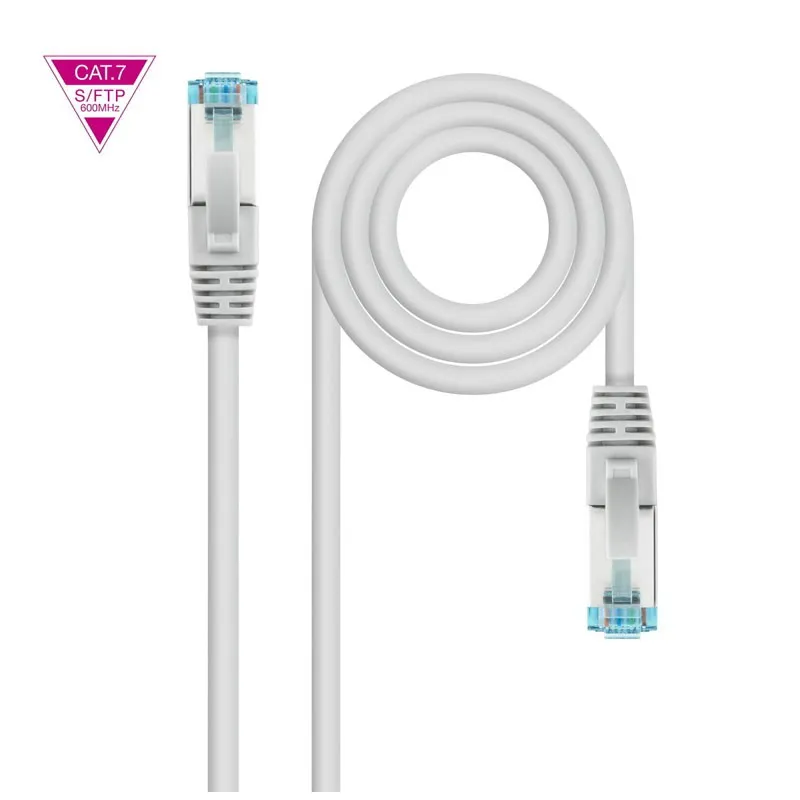 Cable RED Latiguillo RJ45 Lszh Cat.7 Sftp Awg26 Gris 15M Nanocable 10.20.1715 - foto 2