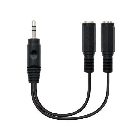 Cable Audio Estereo 2x3.5h-3.5m 15 CM Nanocable 10.24.1200