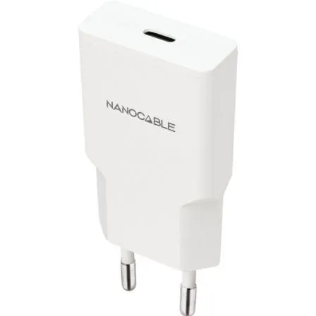 Cargador Usb-c/pd 25W Blanco Nanocable 10.10.2024