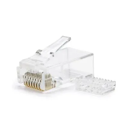 Conector RJ45 8 Hilos Cat.6 100 UDS Nanocable 10.21.0201-100