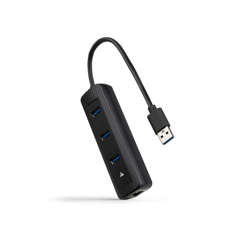 CONVERSOR USB3.0 A ETHERNET 3xUSB3.0 USB-A/M-RJ45/ NANOCABLE 10.16.4604 - foto 2