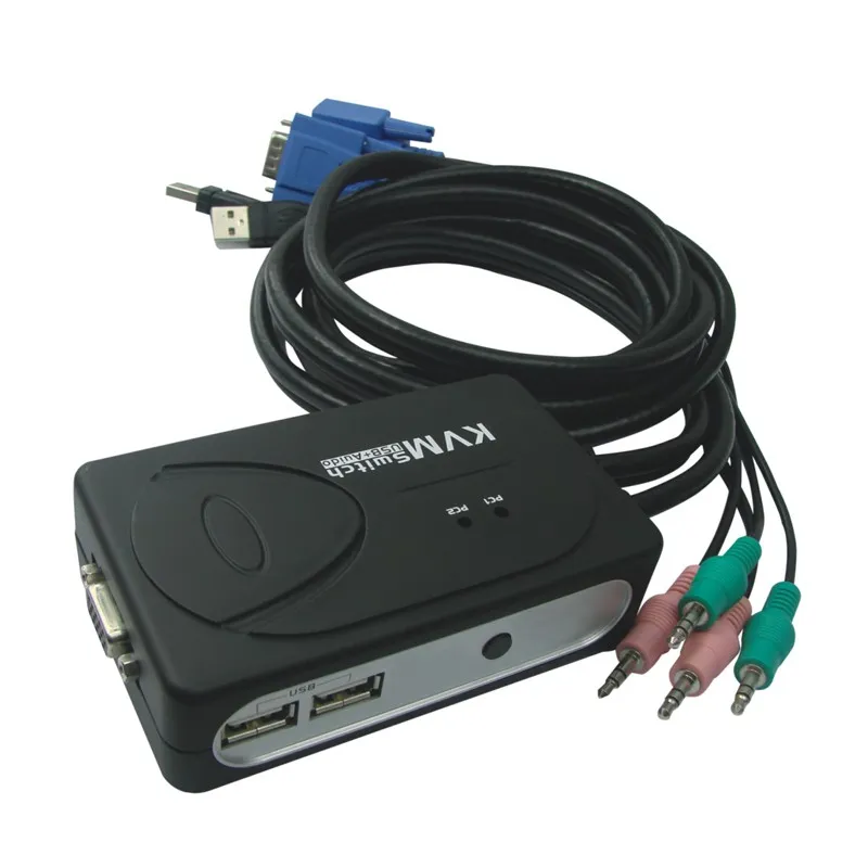 Kvm Switch VGA USB 1u-2pc+cablenanocable 10.12.0001 - foto 2