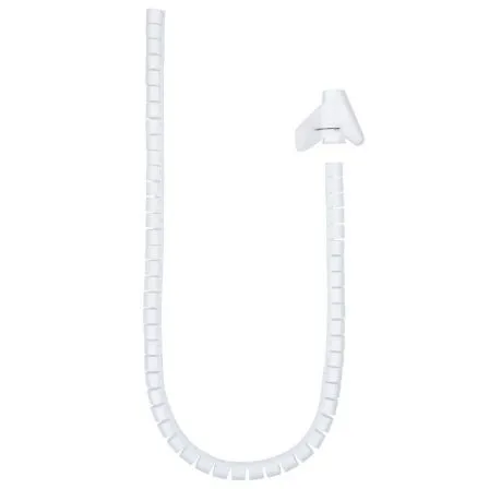 Organizador DE Cables Flexible 25MM 3 M Blanco Nanocable 10.36.0003-w