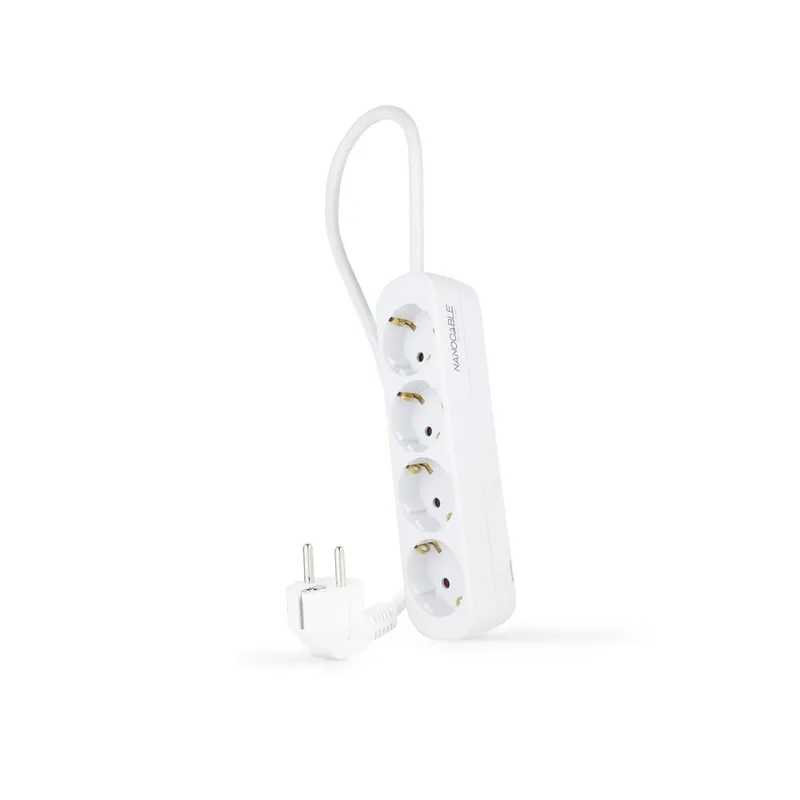 Regleta 4 Tomas 1.4 M Blanca 10.34.0004-ns Nanocable - foto 2