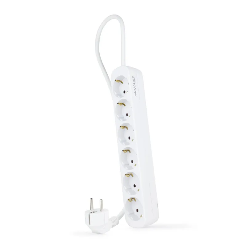 Regleta 6 Tomas 1.4 M Blanca 10.37.0006-ns Nanocable - foto 2