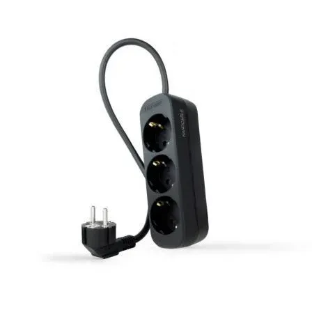 Regleta 3 Tomas 1.4 M Negra 10.38.0003-ns-bk Nanocable