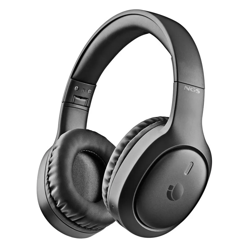 Auricular NGS Bluetooth Headphone Artica Tempest Plegable Black - foto 2