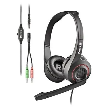 Auricular NGS CON Microfono Msx10pro Negro Cvolumen
