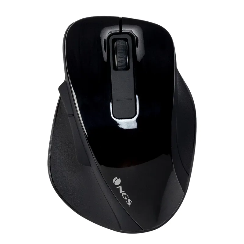 Raton NGS Inalambrico BOW USB Negro - foto 2