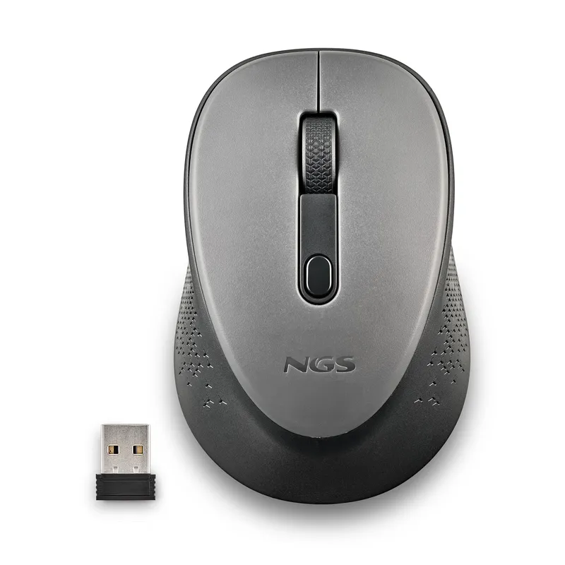 Raton NGS Inalambrico DEW Gray Nano USB - foto 2