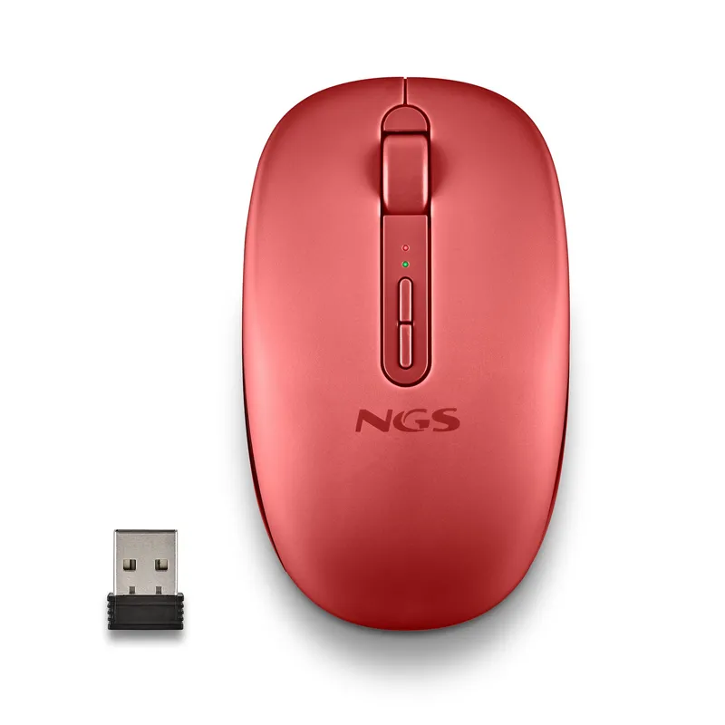 Raton NGS Inalambrico FOG Dual Bt5.2 -2.4ghz RED Silencioso 1600DPI - foto 2