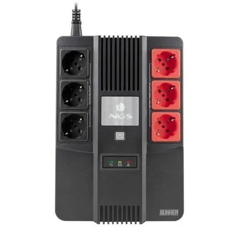 SAI NGS Fortress 600 Bunker Bateria 12v/7 Funcion AVR 6TOMAS