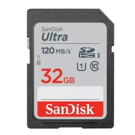Memoria Secure Digital Sdhc 32GB Sandisk Clase10 Uhs-i Sdsdun4-032g-gn6in