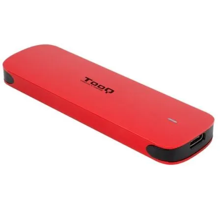 CAJA EXTERNA M.2 NVMe USB3.1 GEN2 ALUMINIO ROJA TOOQ TQE-22101R