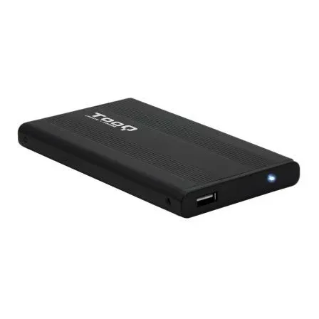 Caja Externa 2.5 Tooq 95 MM SATA USB 2.0 Negra Tooq Tqe-2510b
