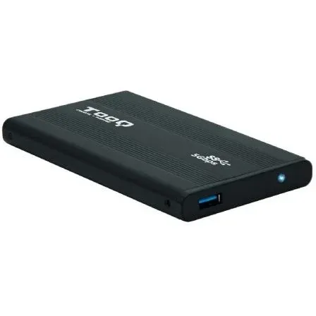 Caja Externa 2.5 Tooq 95 MM SATA USB 3.0 Negra Tooq Tqe-2524b