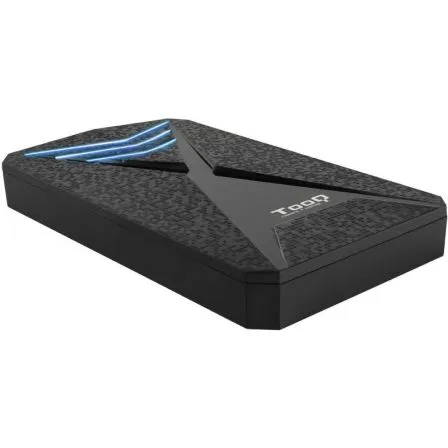 Caja Externa 2.5 Tooq Gaming SATA Usb3.0/3.1 Gen1 Leds Azul Tqe-2550bl